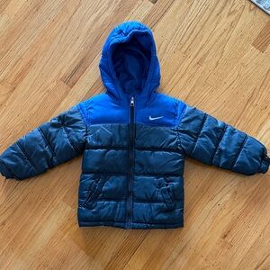 Nike navy and Blue Hooded Jacket